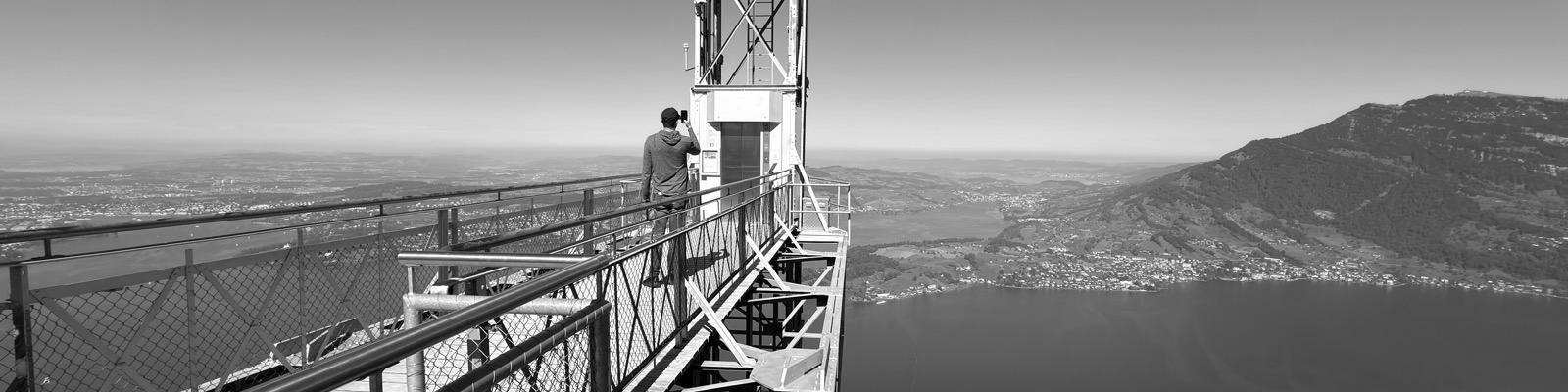 Lift Felsenweg zum Gipfel Bürgenstock-